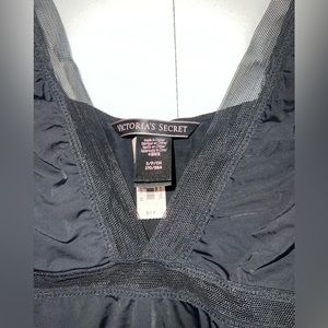NWT Victoria’s Secret Black with Detailing Bodysuit